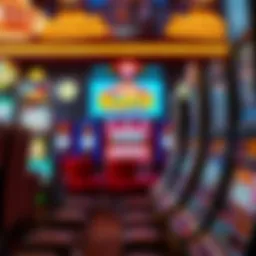 An intricate display of various kazino slots